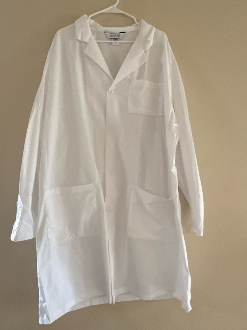 Men's White Lab Coat Shirt - Unbranded